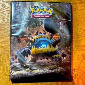 Pokémon card binder with rare cards inside